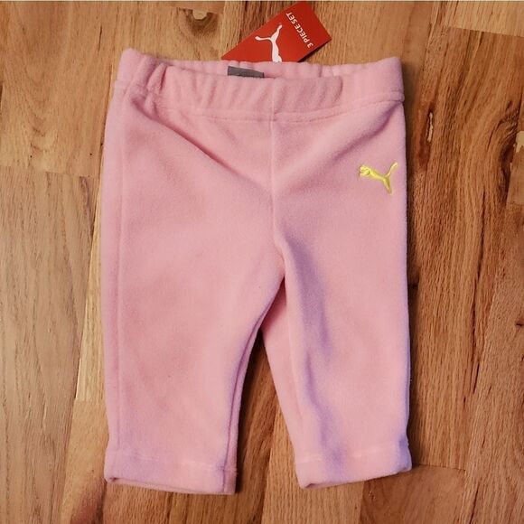 NWT Puma Pink Fleece Pants - Picture 5 of 5